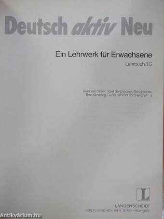 Deutsch aktiv Neu 1C - Lehrbuch