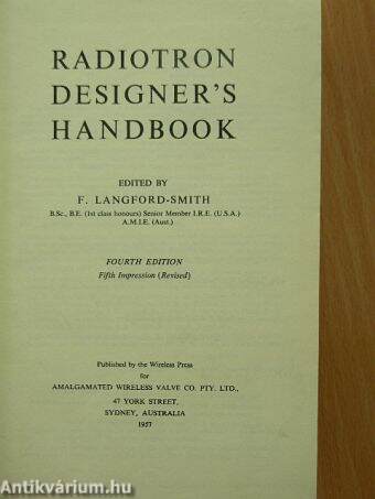 Radiotron Designer's Handbook