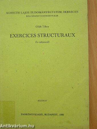 Exercices structuraux (Le subjonctif)