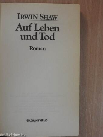 Auf Leben und Tod