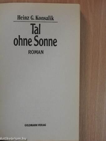 Tal ohne Sonne