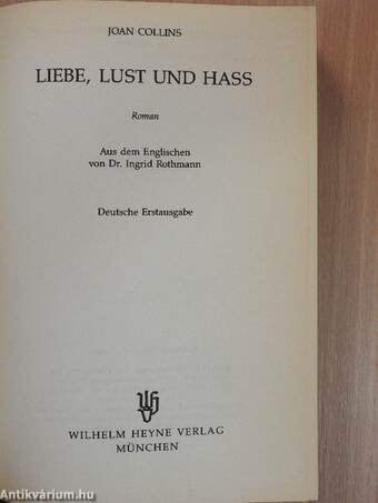 Liebe, Lust und Hass