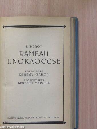 Egy német muzsikus Párisban/Parsifal/A Kreutzer-szonáta/A szép molnárlány/Rameau unokaöccse