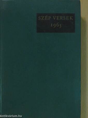 Szép versek 1965 (dedikált példány)