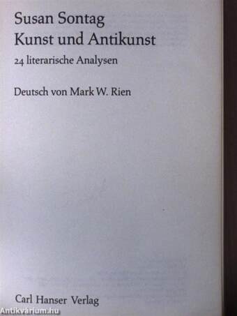 Kunst und Antikunst