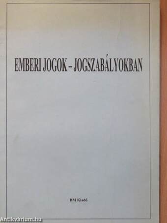 Emberi jogok - jogszabályokban