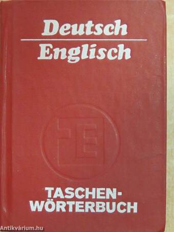 Taschenwörterbuch Deutsch-Englisch