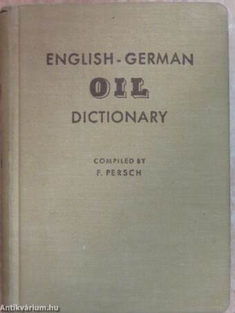 English-German Oil Dictionary