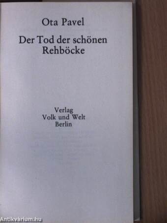 Der Tod der schönen Rehböcke