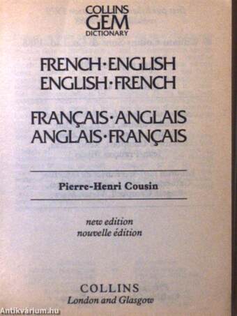 French dictionary