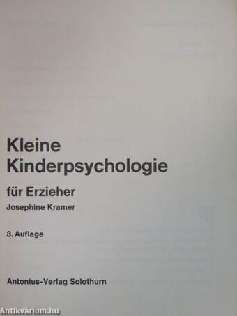 Kleine Kinderpsychologie für Erzieher