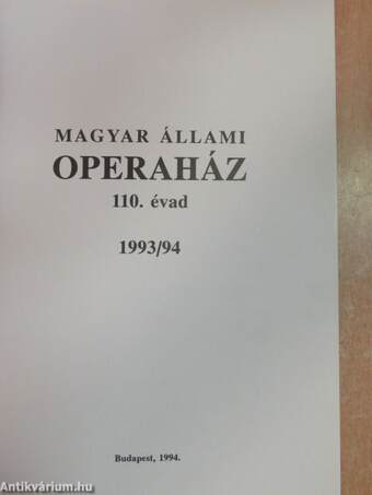 Magyar Állami Operaház 110. évad