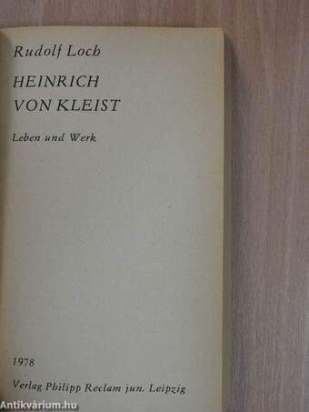 Heinrich von Kleist