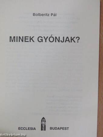 Minek gyónjak?