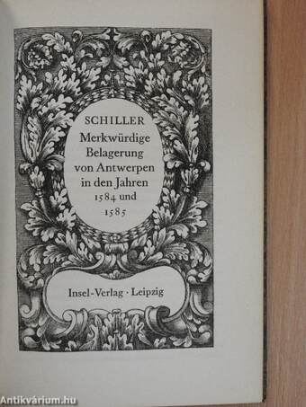 Merkwürdige Belagerung von Antwerpen in den Jahren 1584 und 1585