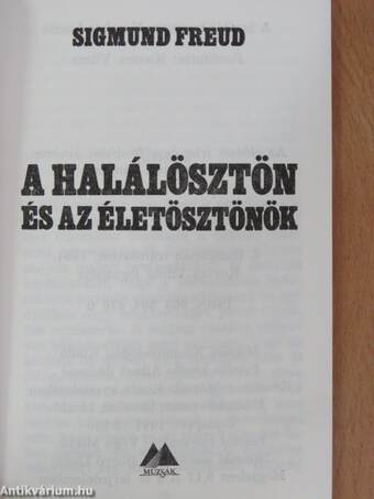 A halálösztön és az életösztönök