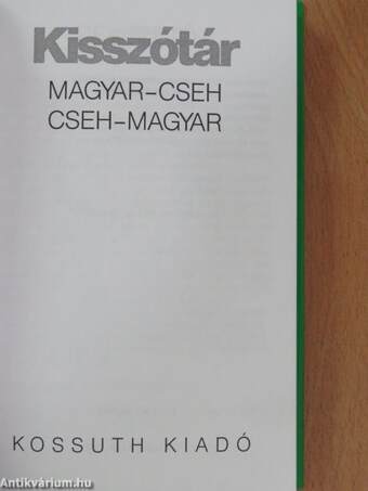 Magyar-cseh/cseh-magyar kisszótár