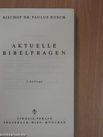 Aktuelle Bibelfragen