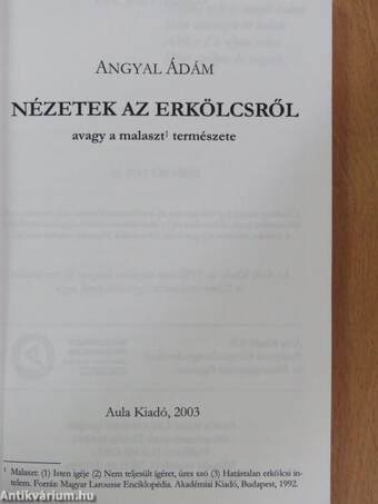 Nézetek az erkölcsről