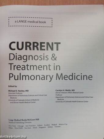 Current Diagnosis & Treatment in Pulmonary Medicine