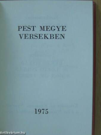 Pest megye versekben (minikönyv)