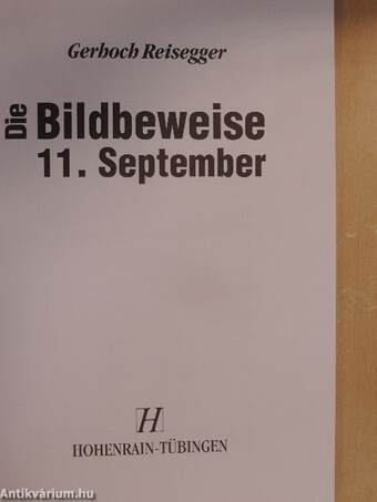 11. September - Die Bildbeweise - CD-vel