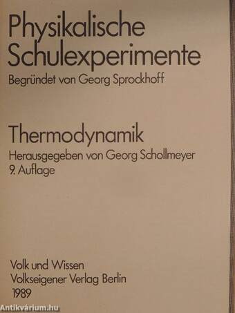 Thermodynamik