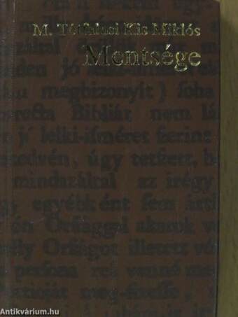 M. Tótfalusi Kis Miklós Mentsége (minikönyv) (számozott)