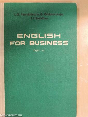 English for Business III.