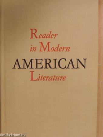 Reader in Modern American Literature