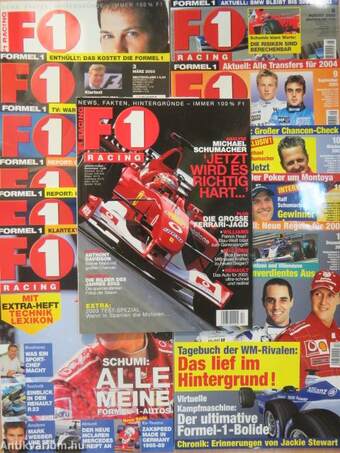 F1 Racing Januar-Dezember 2003.