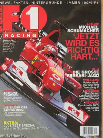 F1 Racing Januar-Dezember 2003.