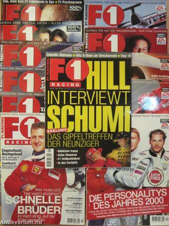 F1 Racing Januar-Dezember 2000.