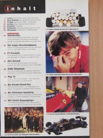 F1 Racing Januar-Dezember 2000.