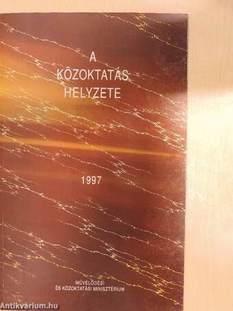 A közoktatás helyzete 1997