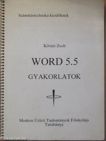 Word 5.5 gyakorlatok