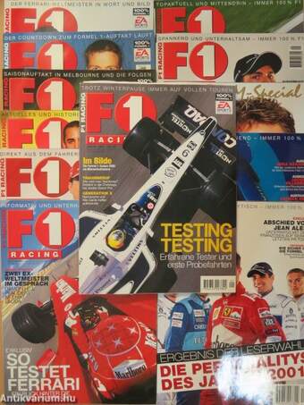 F1 Racing Januar-Dezember 2001.