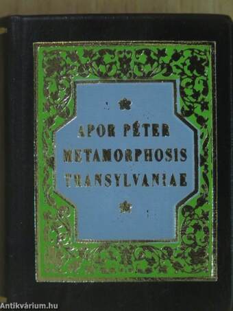 Metamorphosis Transylvaniae (minikönyv) (számozott)