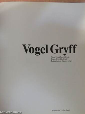 Vogel Gryff - hanglemezzel