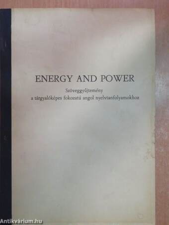 Energy and power