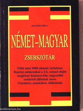 Német-magyar/magyar-német zsebszótár