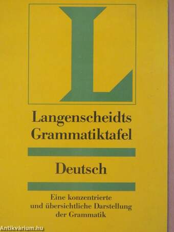 Langenscheidts Grammatiktafel - Deutsch