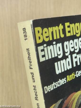 Einig gegen Recht und Freiheit