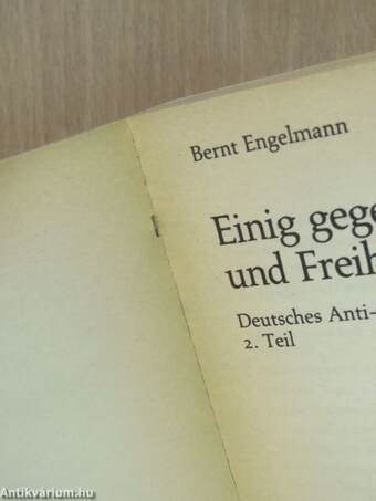 Einig gegen Recht und Freiheit