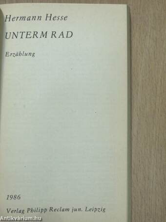 Unterm Rad