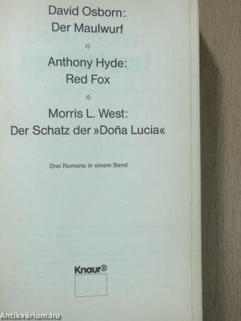 Der Maulwurf/Red Fox/Der Schatz der »Dona Lucia«