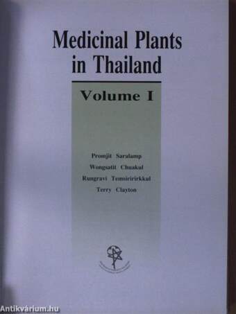 Medicinal Plants in Thailand I-II.