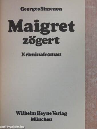 Maigret zögert