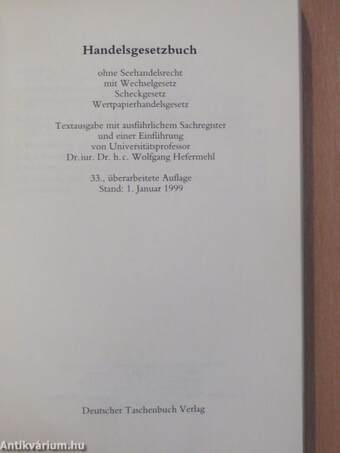 Handelsgesetzbuch