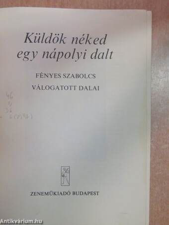 Küldök néked egy nápolyi dalt